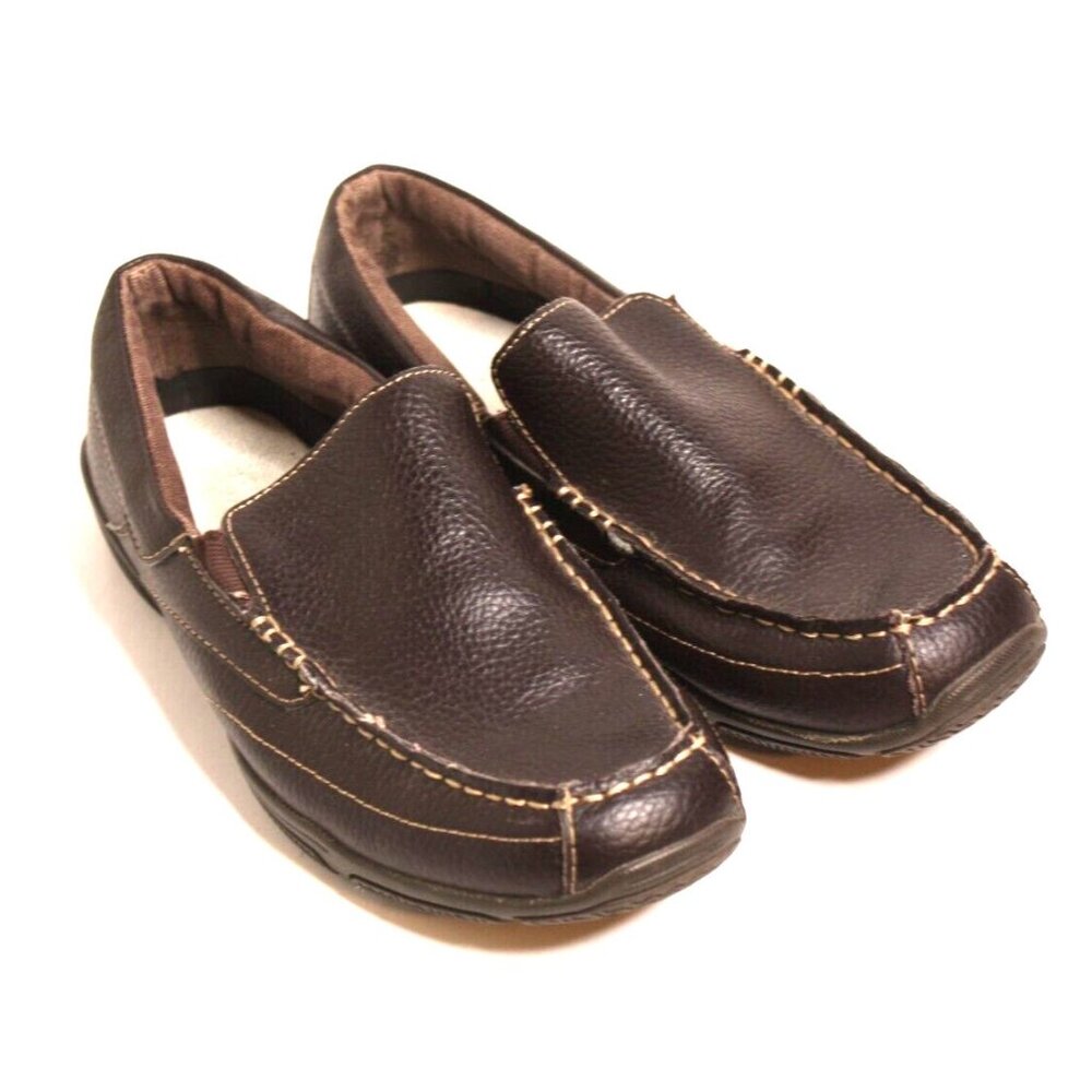 Perry Ellis America Soho Dark Brown Slip On Shoes Loafers Mens Size 9
